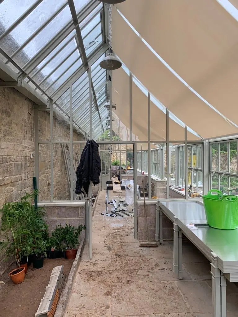 New-build Hartley Botanic greenhouse with electrical installation by Stroud Electrical Services